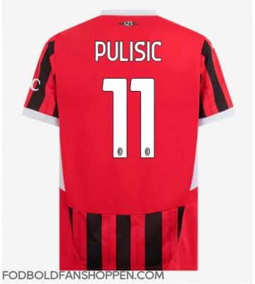 AC Milan Christian Pulisic #11 Hjemmebanetrøje 2024-25 Kortærmet